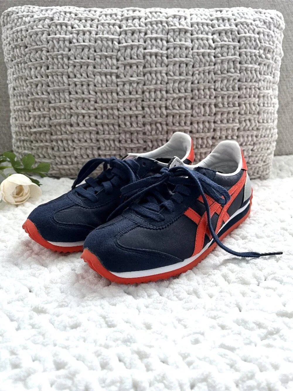 Onitsuka Tiger Serrano by Asics Sneakers (Blue/Orange) 2Y